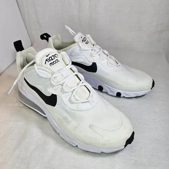 Nike Air Max 270 React Lightweight Sneaker US 10 CI3899-101 - Picture 1 of 10